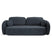 by fonQ Orin 3-zitsbank met Slaapfunctie - Chenille - Blauw