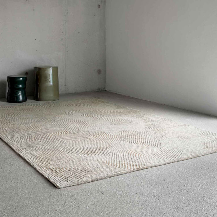 Louis de Poortere Coral Meditation Vloerkleed 80 x 150 cm - Shell Beige