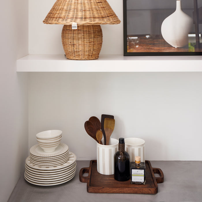 Riviera Maison Schaaltje Wit|Beige - Claymont - Porselein (ØxH) 14x7.5