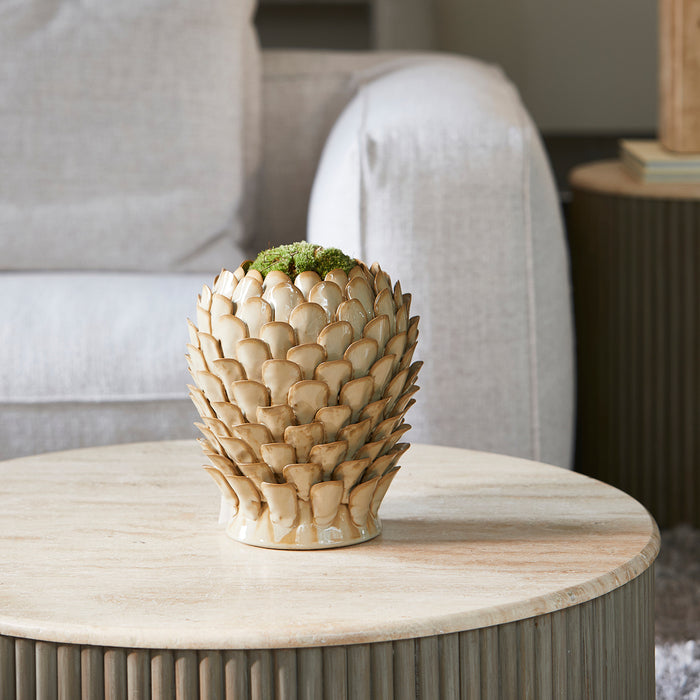 Riviera Maison Vaas Groen - Artichoke - Keramiek (ØxH) 23.5x27