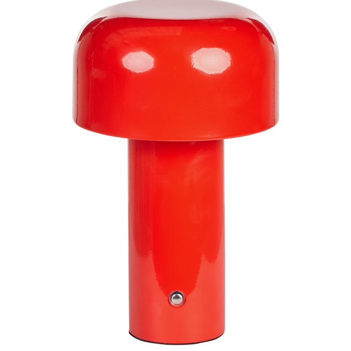 Beliani - BESOS - Tafellamp - Rood - IJzer