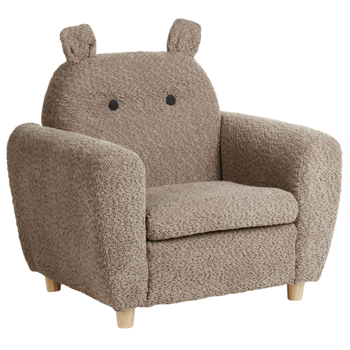 Beliani - MARIBO - Kinderfauteuil - Bruin - Bouclé
