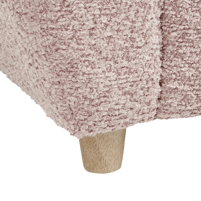 Beliani - MARIBO - Kinderfauteuil - Roze - Bouclé