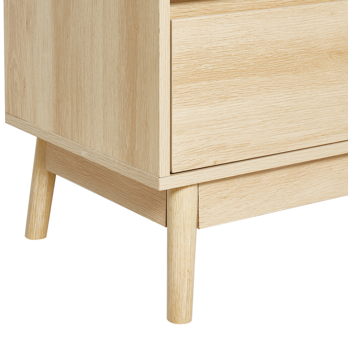 Beliani - WALES - Ladekast 3 lades - Lichte houtkleur - MDF