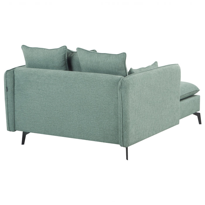 Beliani - CHARMES - Chaise Longue - Groen - Polyester
