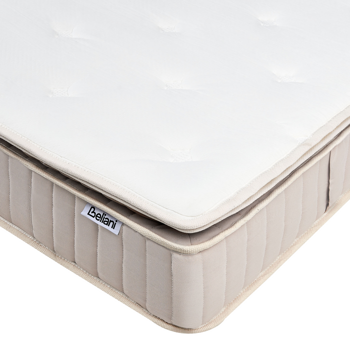 Beliani-DAYDREAM-Pocketveringmatras medium-Wit-180 x 200 cm-Polyester