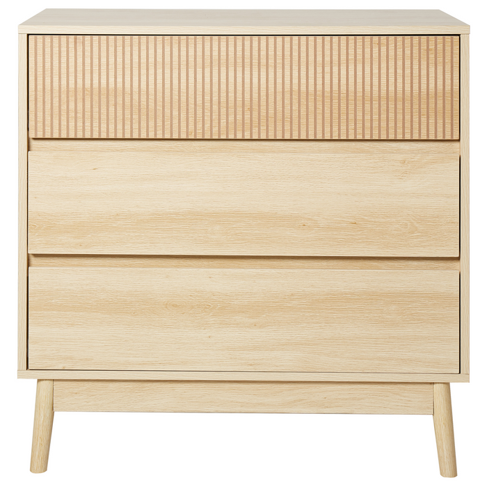 Beliani - WALES - Ladekast 3 lades - Lichte houtkleur - MDF