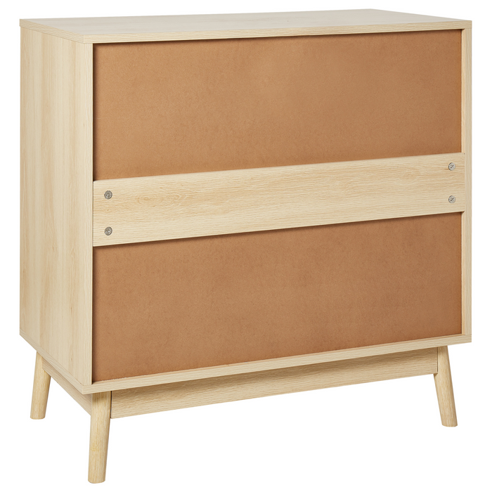 Beliani - WALES - Ladekast 3 lades - Lichte houtkleur - MDF