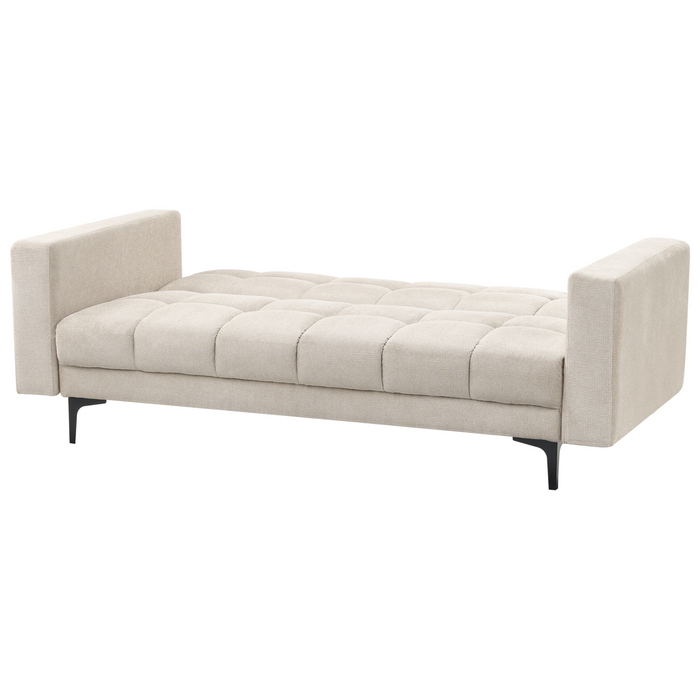 Beliani - ALNES - Slaapbank - Beige - Polyester