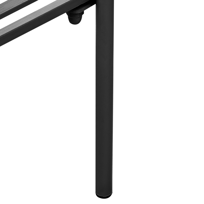 Beliani - VINCA - Verhoogde plantenbak - Zwart - Metaal