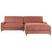 Beliani - MALOY - Hoekbank - Rood - Linkszijdig - Polyester