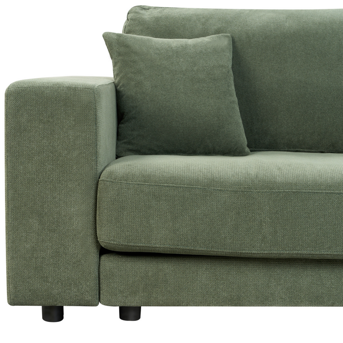 Beliani-LOFOTEN-Hoekbank 3-zits-Lichtgroen-Linkszijdig-Polyester