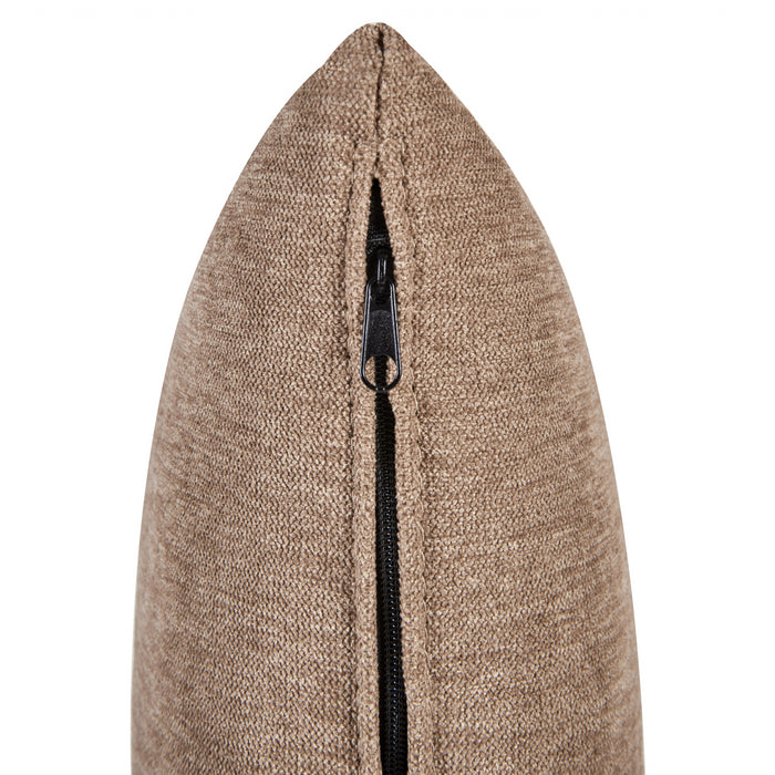 Beliani-LANNILS-Chaise longue-Lichtbruin-Rechtszijdig-Polyester