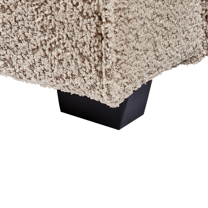 Beliani - MIRANDE - Tweepersoonsbed - Taupe - 160 x 200 cm - Bouclé
