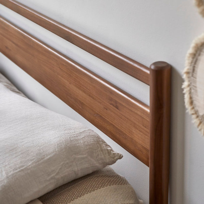 Tikamoon - Teakhouten bed Taku teak 190 x 214