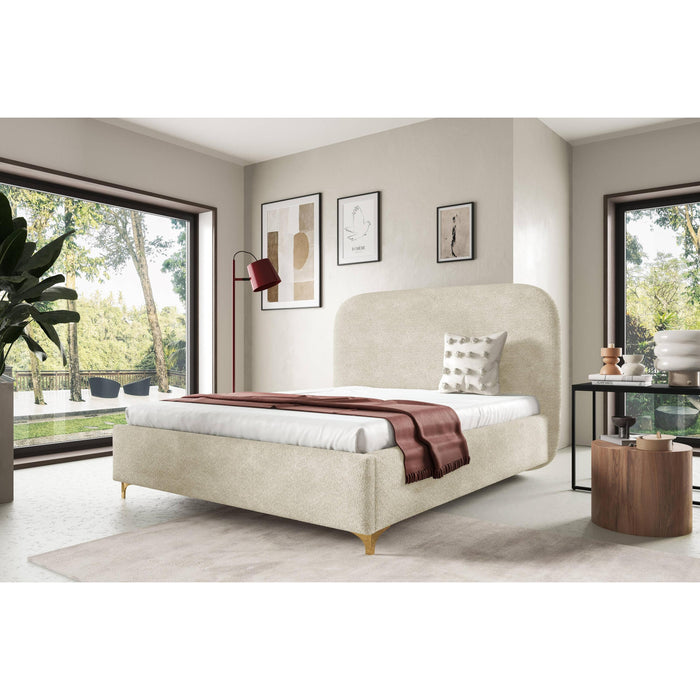 by fonQ Aura Bedframe - 200 x 200 cm - Beige