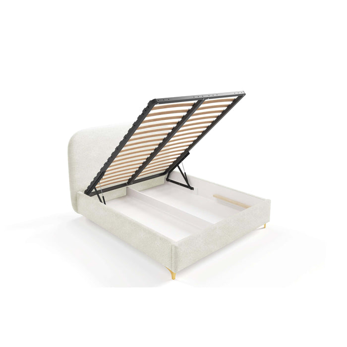 by fonQ Aura Bedframe - 160 x 200 cm - Ivoor
