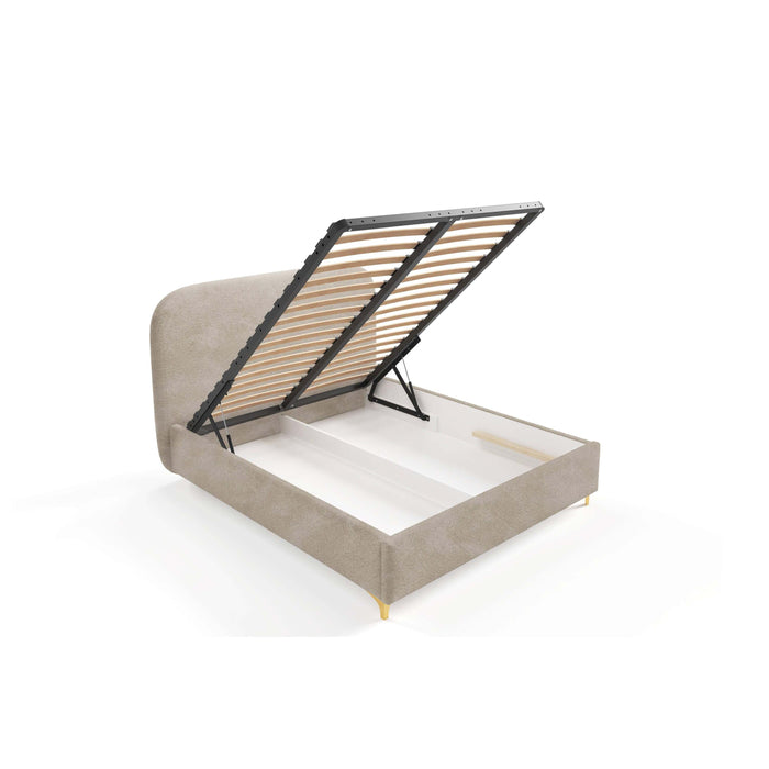 by fonQ Aura Bedframe - 200 x 200 cm - Zand