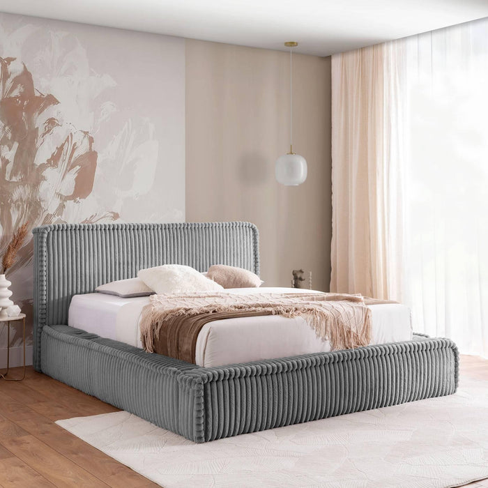 by fonQ Ruffle Bedframe - 160 x 200 cm - Grijs