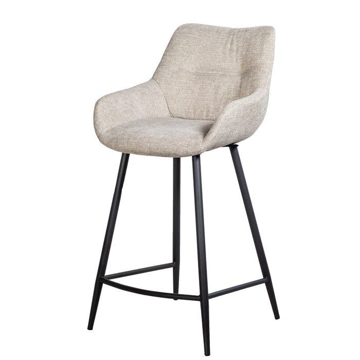 Giga Meubel - Barstoel Joah Beige - Set van 2