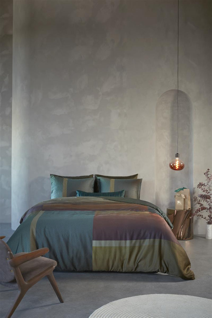 Kardol Sloane Square dekbedovertrek - 200x200|220 - Olijfgroen