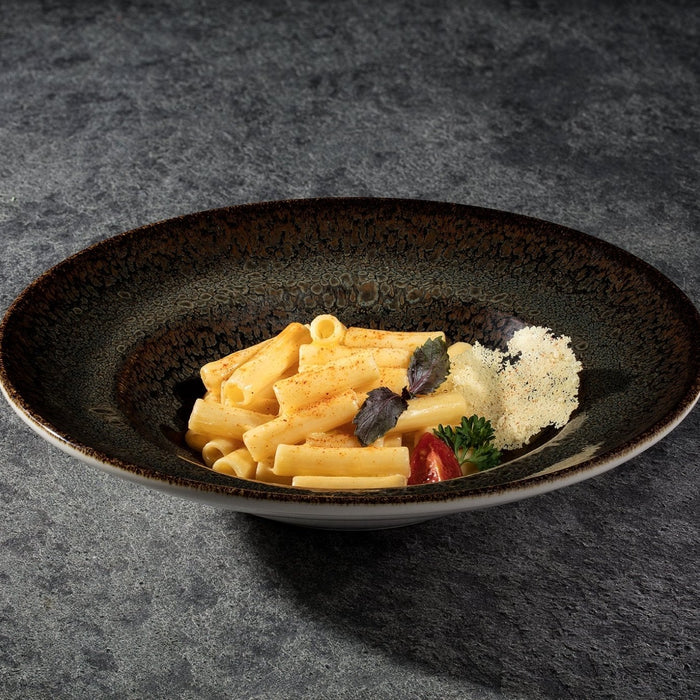 Bonna Pastabord - Ore Tierra - Porselein - 27 cm (450cc) - set van 2