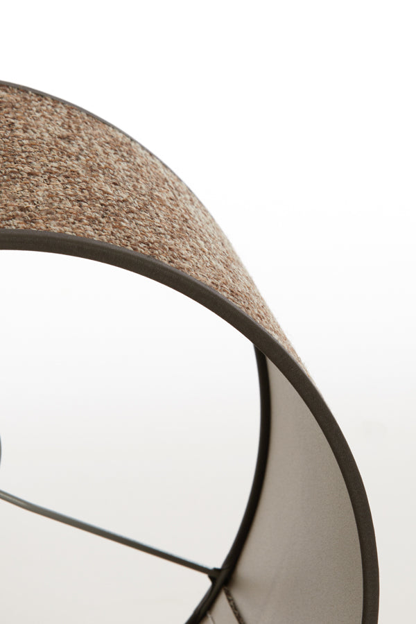 Light&living Kap cilinder 20-20-15 cm SAVERNA donker bruin