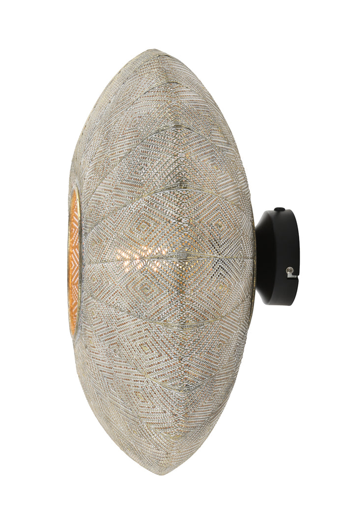 Light&living Wandlamp Ø44x23,5 cm LAVELLO antiek goud-wit