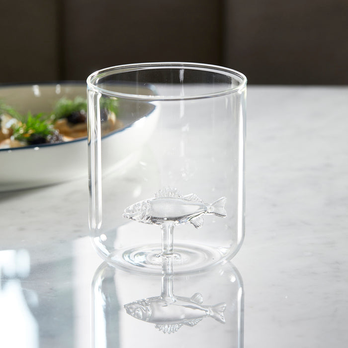 Riviera Maison Waterglas Transparant - Long Island Fish - Glas