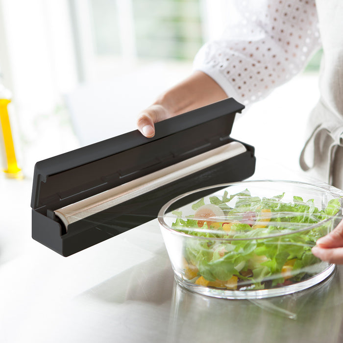 Yamazaki Magnetische Vershoudfolie Dispenser - Tower - Wit