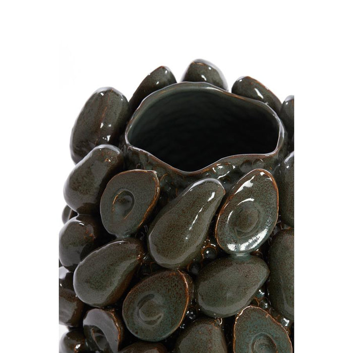 Light&living Vaas deco Ø33x37,5 cm AVOCADO keramiek bruin+groen