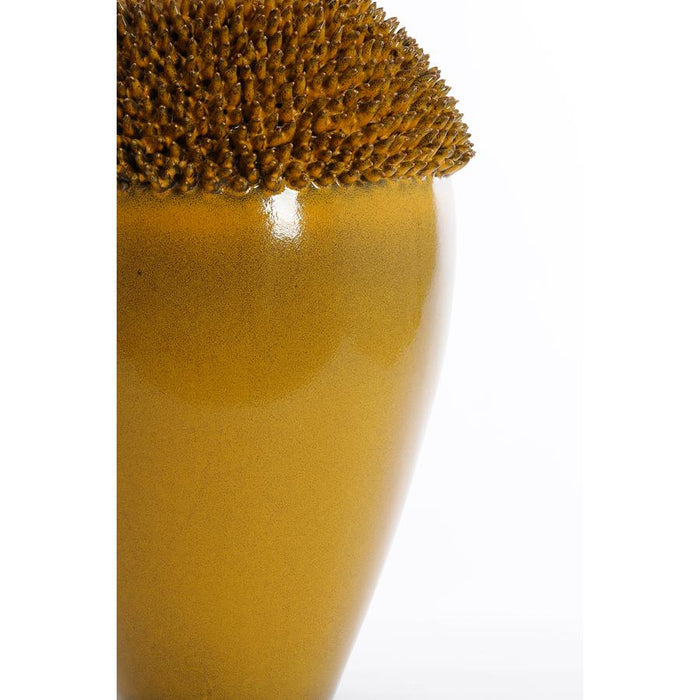 Light&living Vaas deco Ø39,5x60 cm SANGKU keramiek okergeel