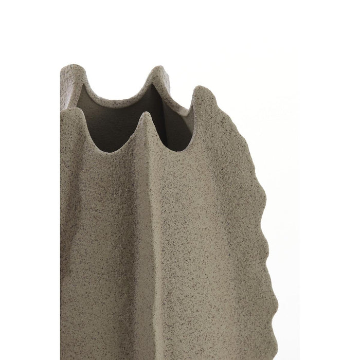 Light&living Vaas deco Ø31x53 cm KELAPA keramiek grijs groen
