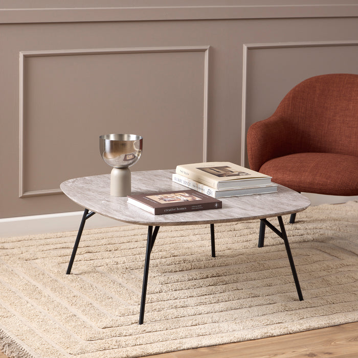 by fonQ Mik Salontafel H 40 x B 90 x D 90 cm - Grijs