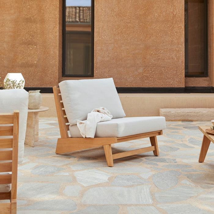 Tikamoon - Olia - Massief teakhouten tuinstoel