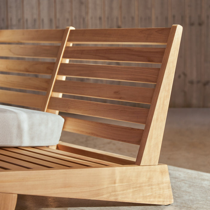 Tikamoon - 2-zitstuinbankje Olia van teakhout