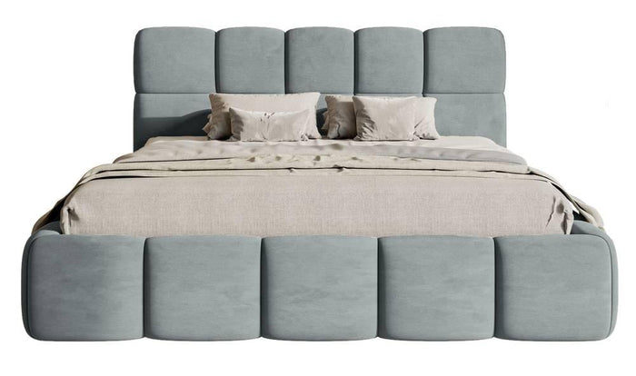 NADUVI Collection Bedframe Chloe velvet 140 x 200