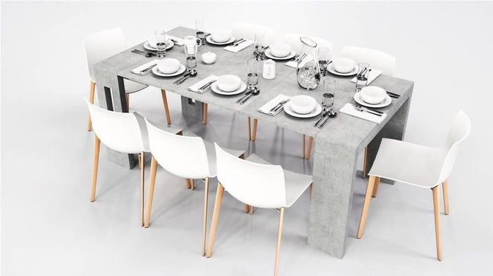 NADUVI Collection Bijzettafel Jean uitschuifbaar