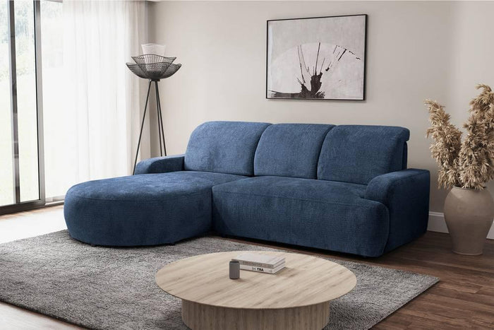 NADUVI Collection Hoekbank Alma links met slaapfunctie