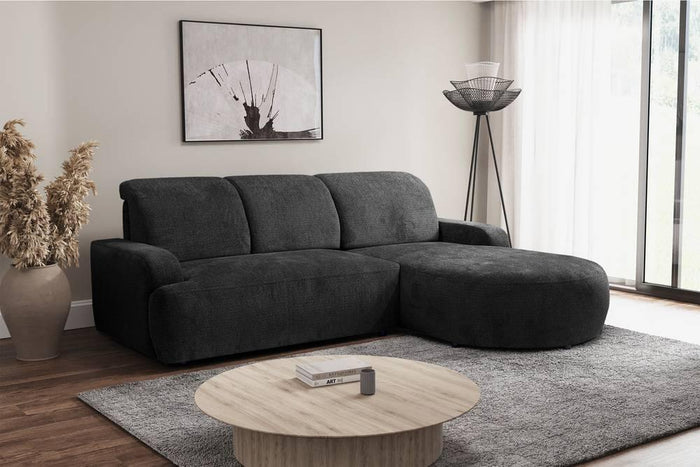 NADUVI Collection Hoekbank Alma rechts met slaapfunctie