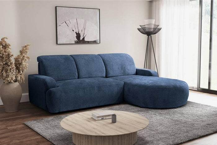 NADUVI Collection Hoekbank Alma rechts met slaapfunctie