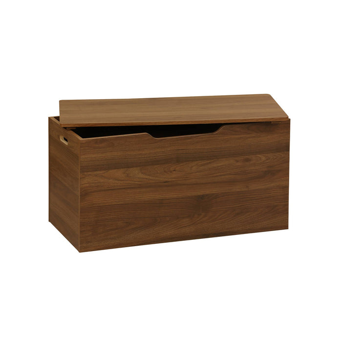 sweeek - Bedeinde, walnootkleurig houtdecor