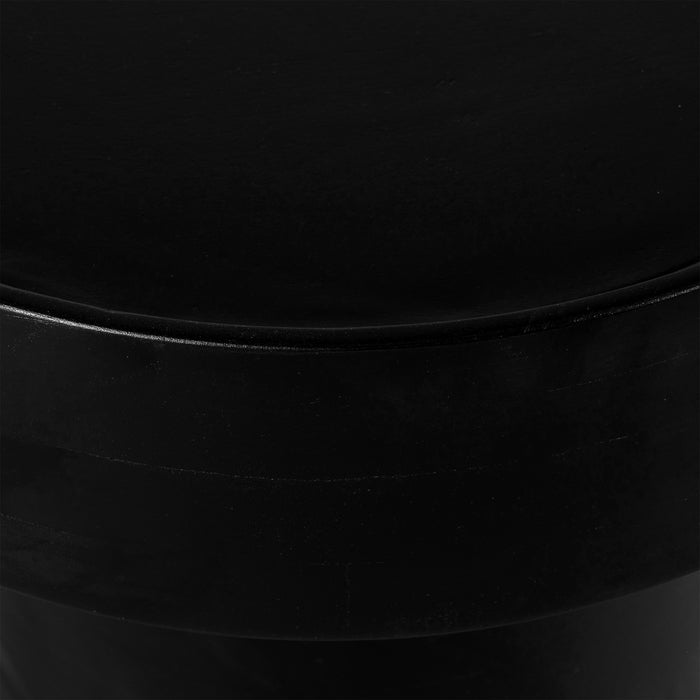 Lewis & Loft Bijzettafel Luus - FSC® mangohout - Rond ⌀50 - Zwart