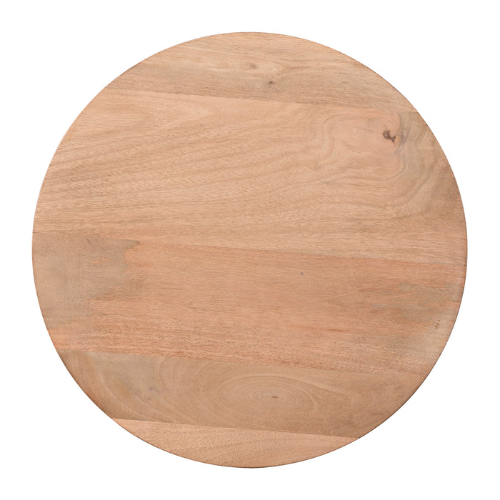 Lewis & Loft Bijzettafel Levi - FSC® mangohout - Rond ⌀50 - Naturel