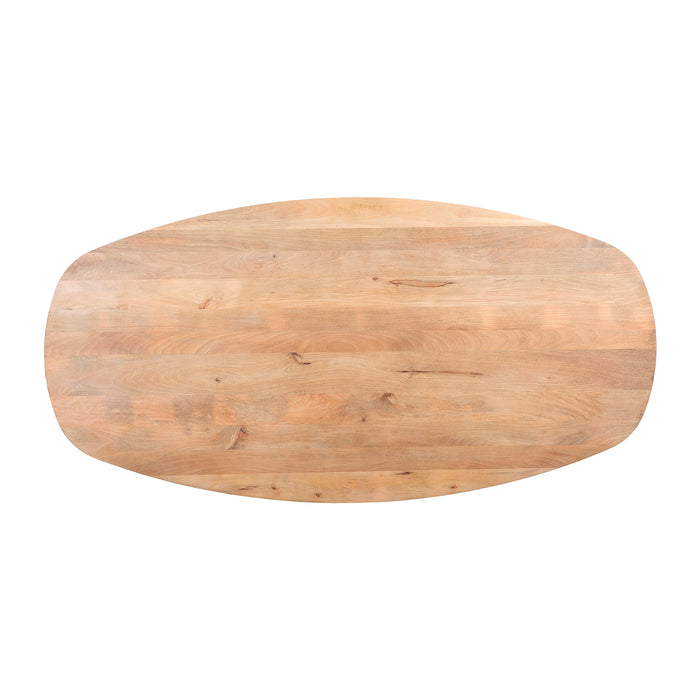 Lewis & Loft Eettafel Luna – Deens ovaal – 220 x 110 cm – Naturel