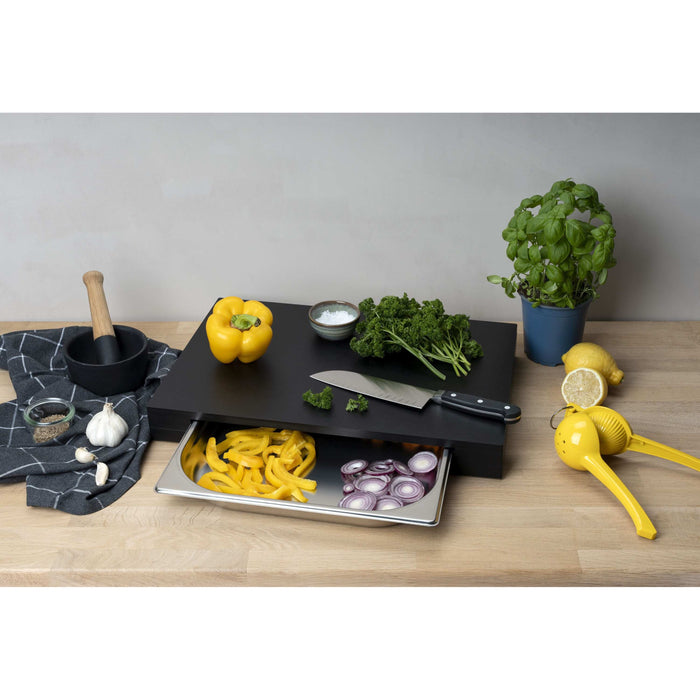 Continenta Snijplank met RVS Lade - Duracore - 48 cm x 33 cm
