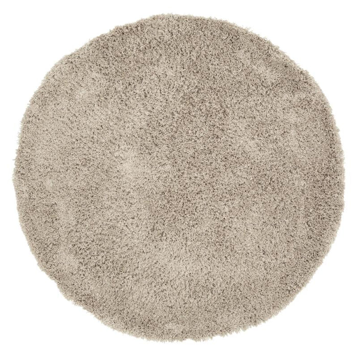 MUST Living Carpet Celeste round medium,Ø200 cm, taupe, 100% polyester