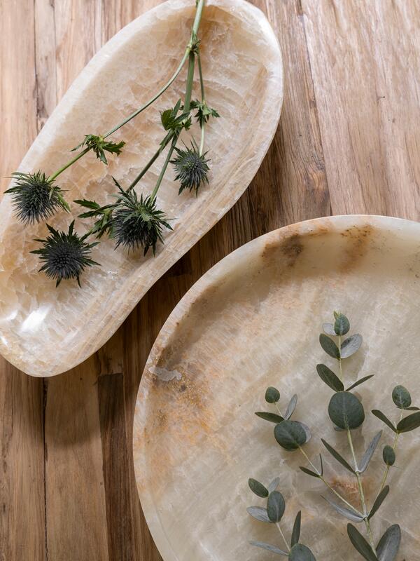 MUST Living Plate Bean,4x40x20 cm, onyx