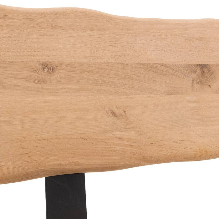 Goossens Bedframe Slade, Bedframe 160 x 220 cm hoofdbord organisch