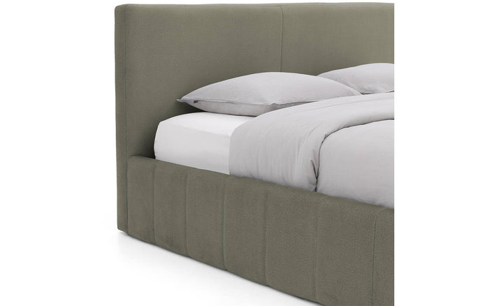 Goossens Bedframe Carte - 180 x 200 - Velours groen 11 - Fluweel